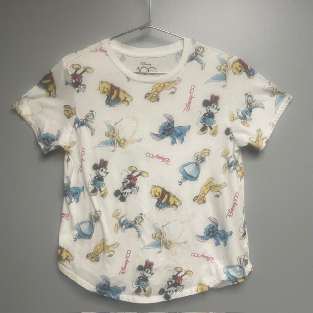 Mickey & Friends Disney 100 Anniversary T-Shirt Girls Size XXL
